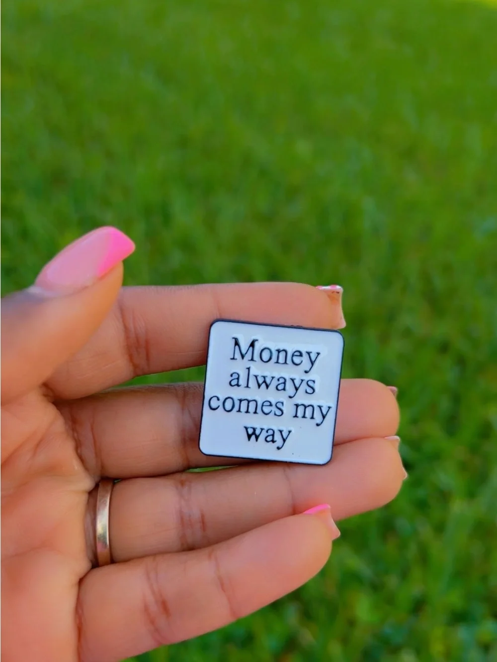 Motivational Square Pin - 